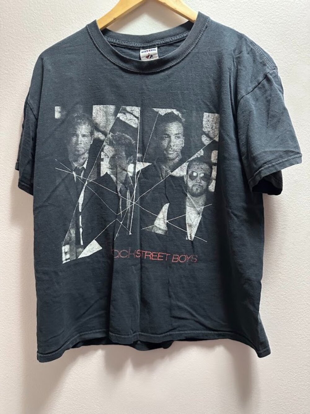 Backstreet Boys World Tour 2008 Concert T-Shirt Black Size L BSB